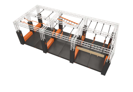 TACTICAL RACER 3-Track Double Package (7 Types of Products, 15 Sets of Obstacles)