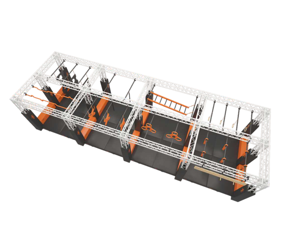 TACTICAL RACER 4-Track Double Package (9 Types of Products, 20 Sets of Obstacles)