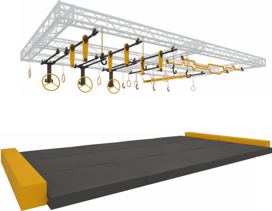 TACTICAL RACER 2-Track Double Package (6 Types of Products, 16 Sets of Obstacles)