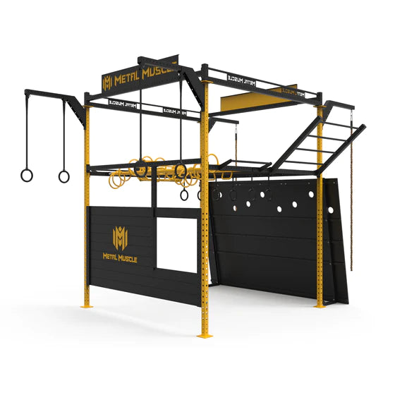 Unleash Your Inner Ninja with Metal Muscle Athletics' Stackable Wave Wall