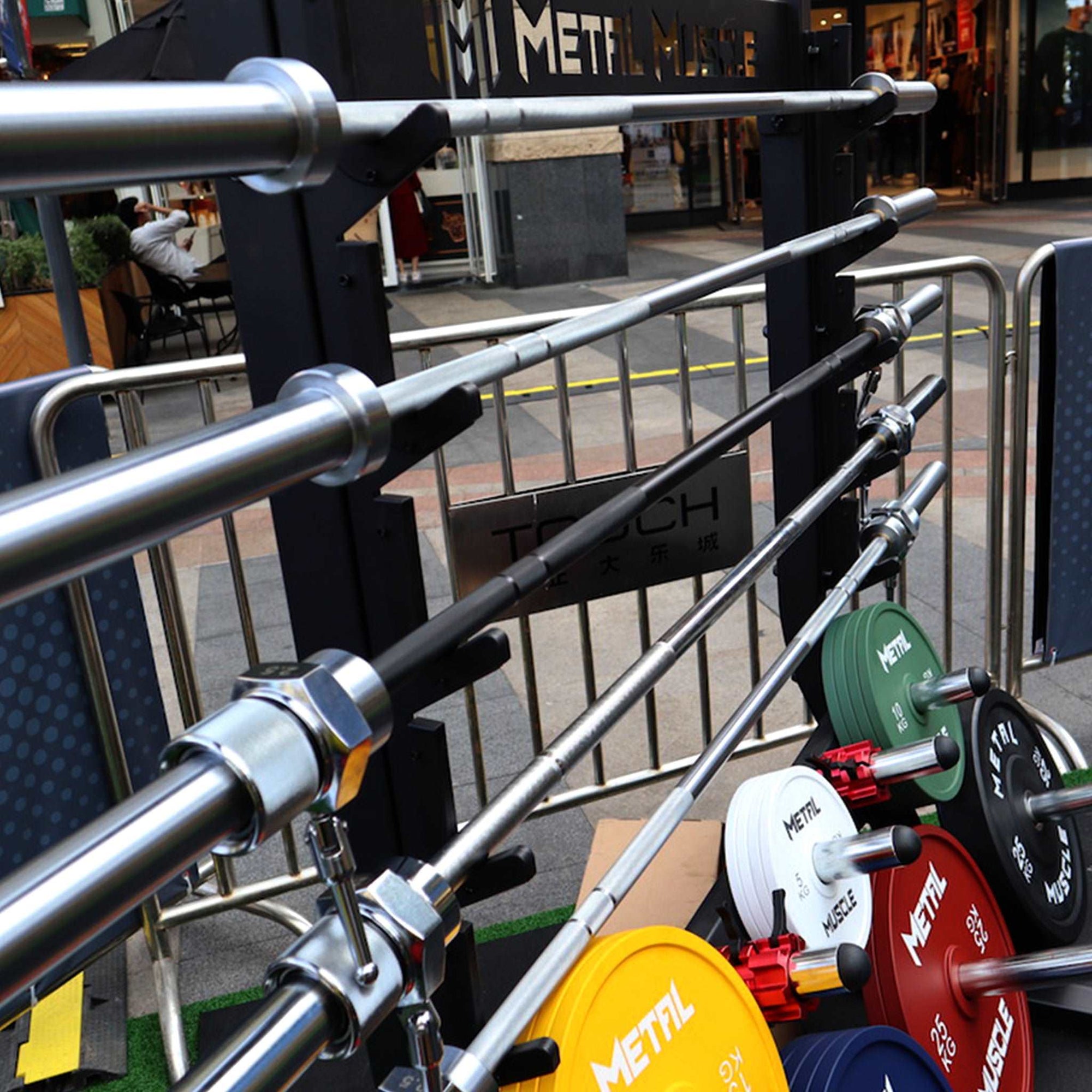 Gun Rack Style Barbell/ Plate Storage