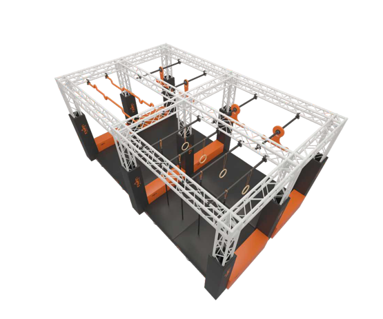 TACTICAL RACER 2-Track Double B Package (5 Types of Products, 13 Sets of Obstacles)