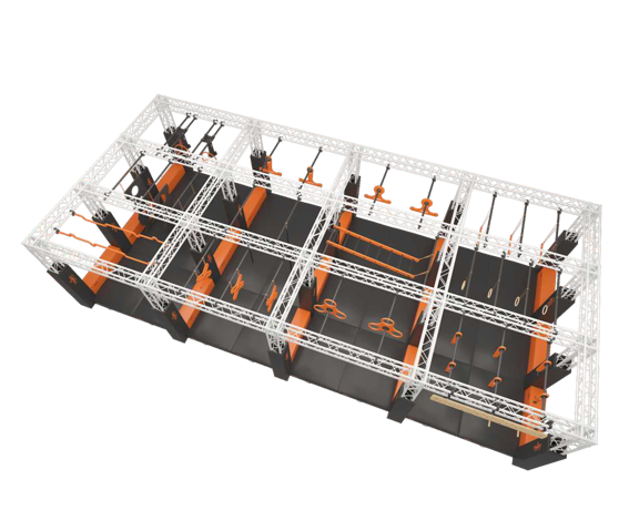 TACTICAL RACER 3-Track Package (13 Types of Products, 29 Sets of Obstacles)