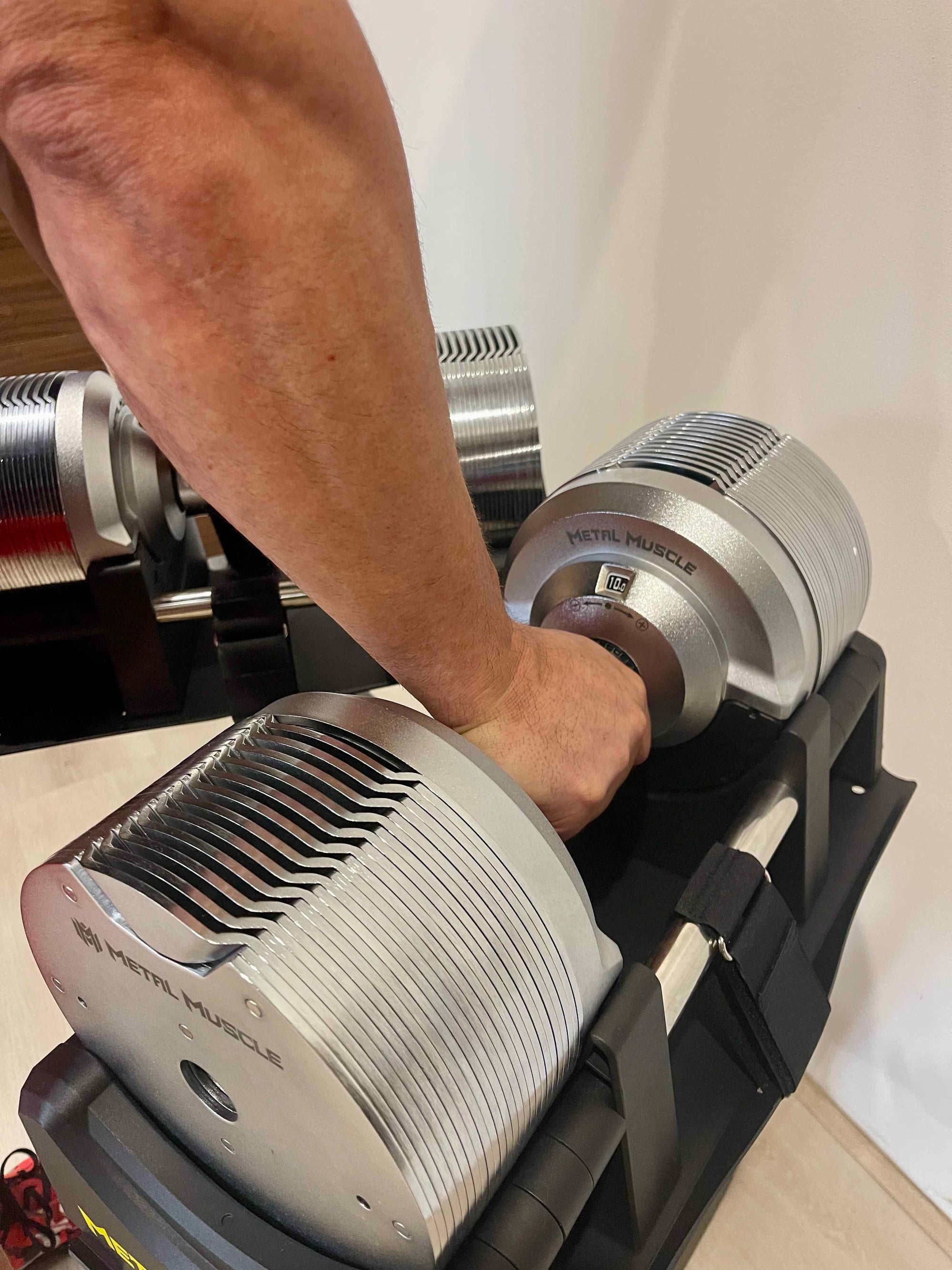 Metal Muscle Selectorized Dumbbells