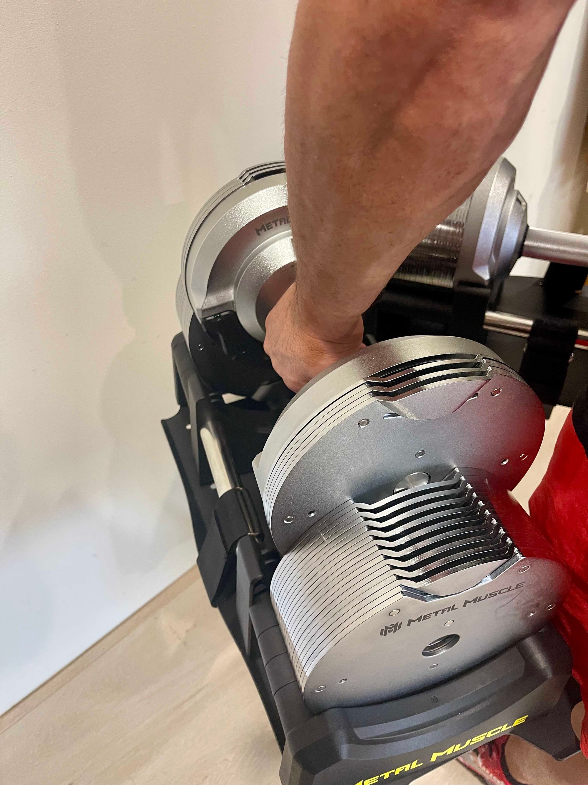 Metal Muscle Selectorized Dumbbells