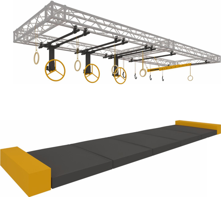 TACTICAL RACER 2-Track Package (4 Types of Products,13 Sets of Obstacl ...