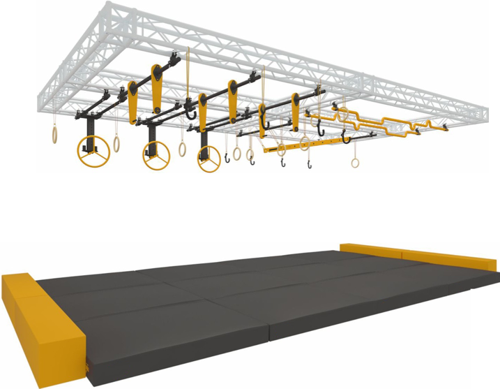 TACTICAL RACER 2-Track Double Package (6 Types of Products, 16 Sets of Obstacles)