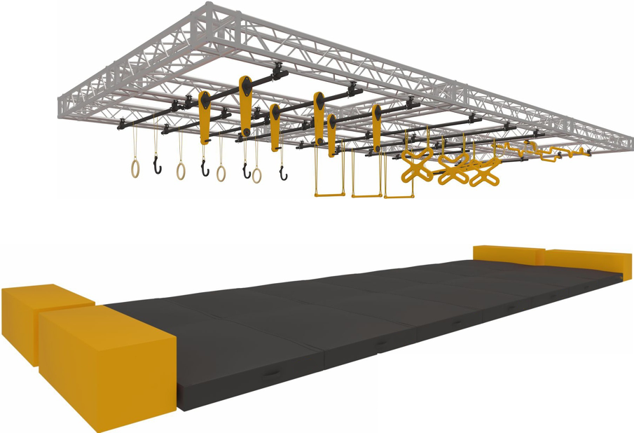 TACTICAL RACER 3-Track Double Package (6 Types of Products, 15 Sets of Obstacles)