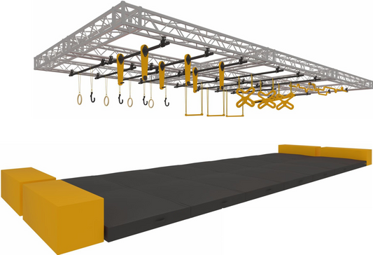 TACTICAL RACER 3-Track Double Package (6 Types of Products, 15 Sets of Obstacles)