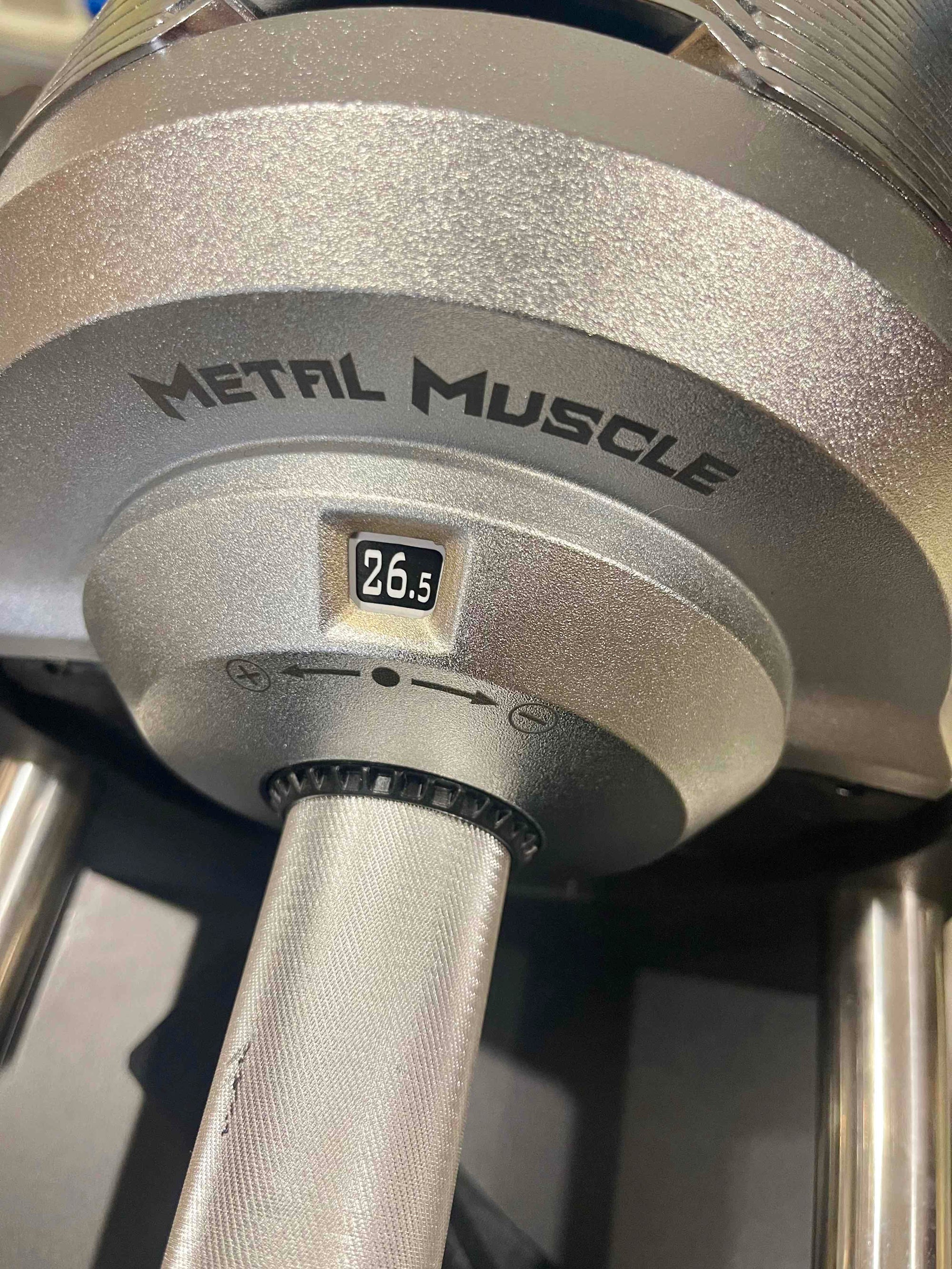 Metal Muscle Selector Dumbbells