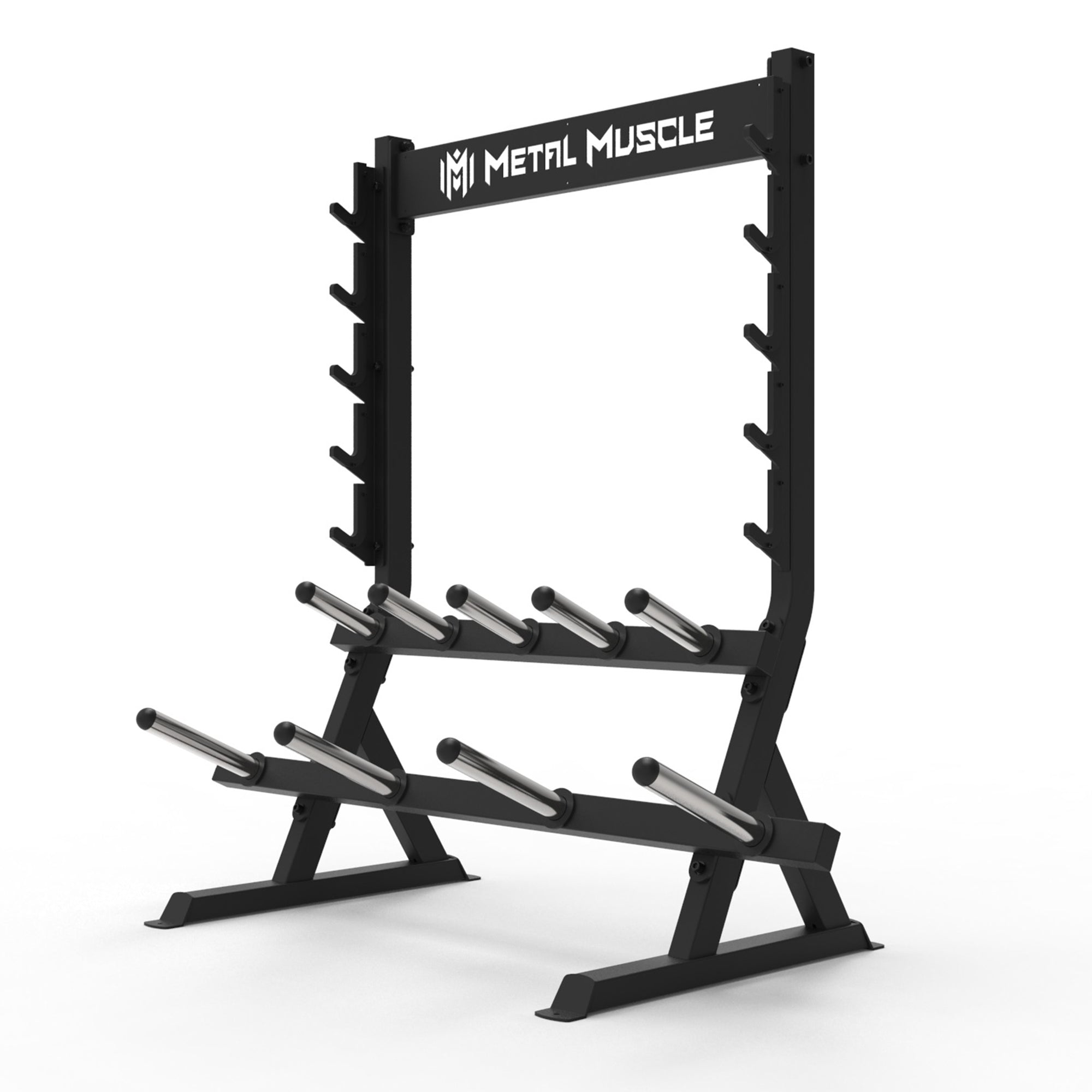 Gun Rack Style Barbell/ Plate Storage