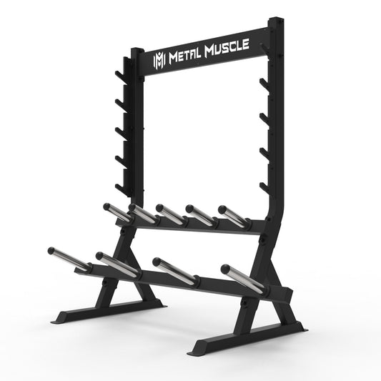 Gun Rack Style Barbell/ Plate Storage